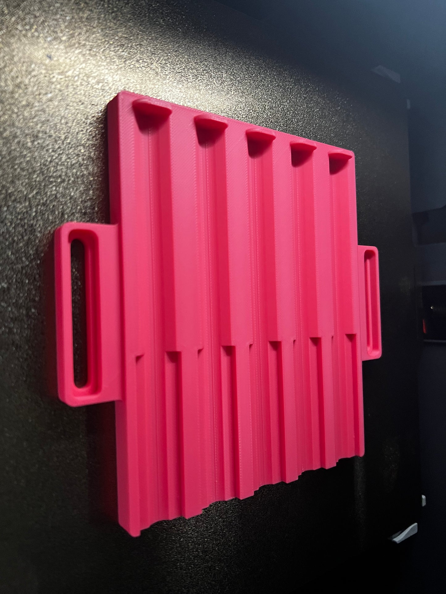 6-Slot 3D Printed Pen Jig for Fiber Laser Engraving