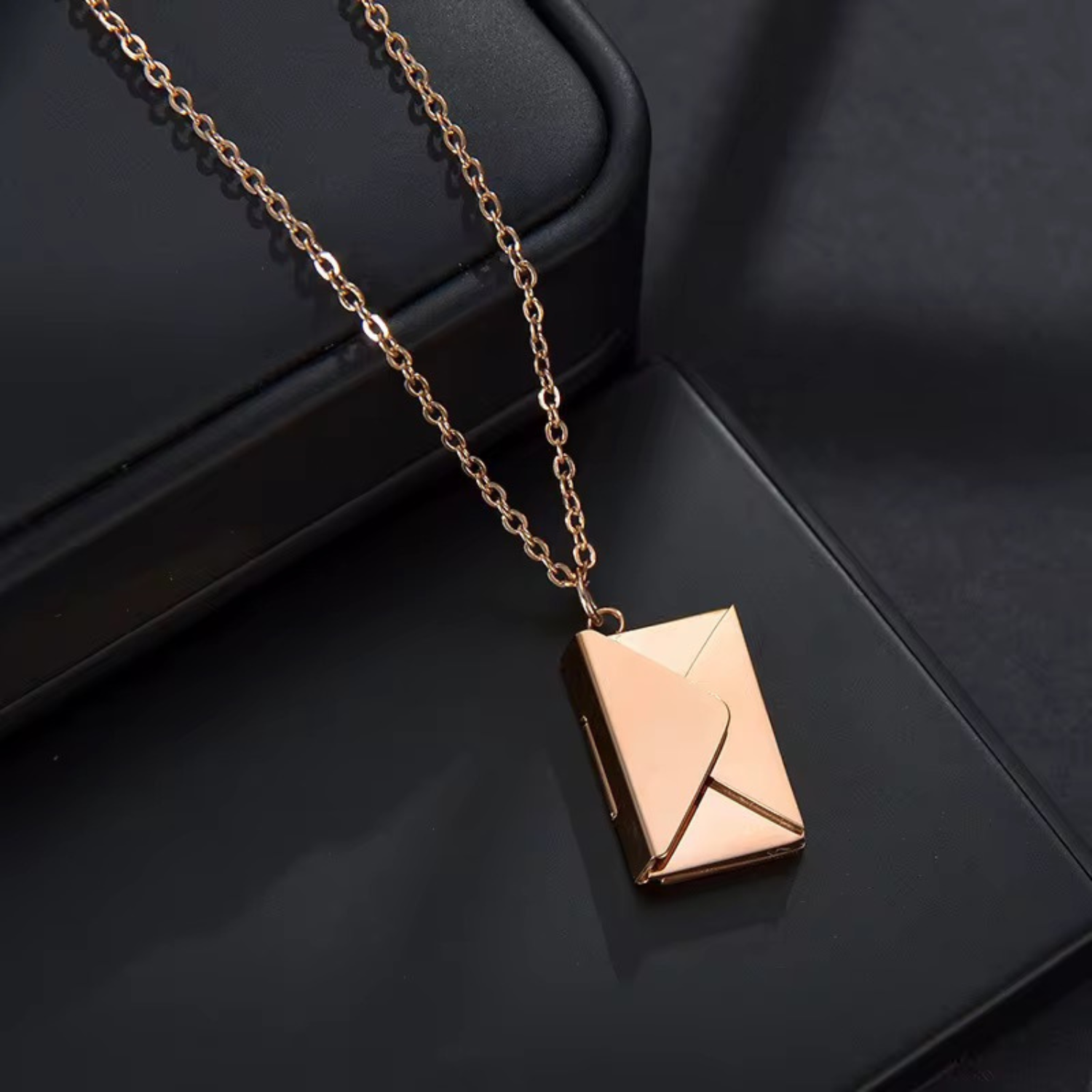Personalized Love Letter Envelope Necklace