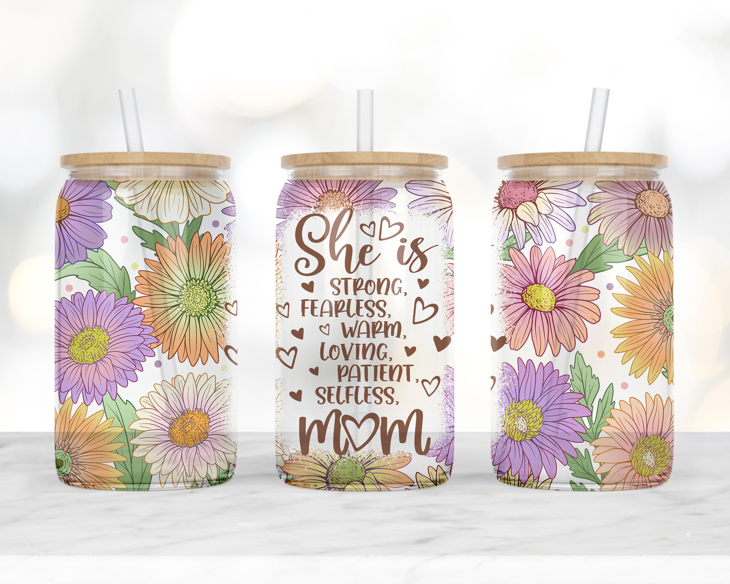 16oz Libbey glass-Mothers Day