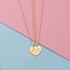 Personalized Broken Heart Couple Necklace Set