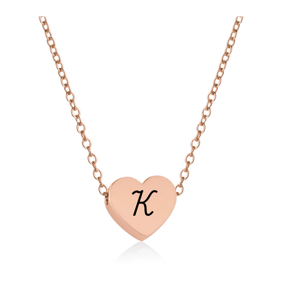 Minimalist Heart Pendant Necklace