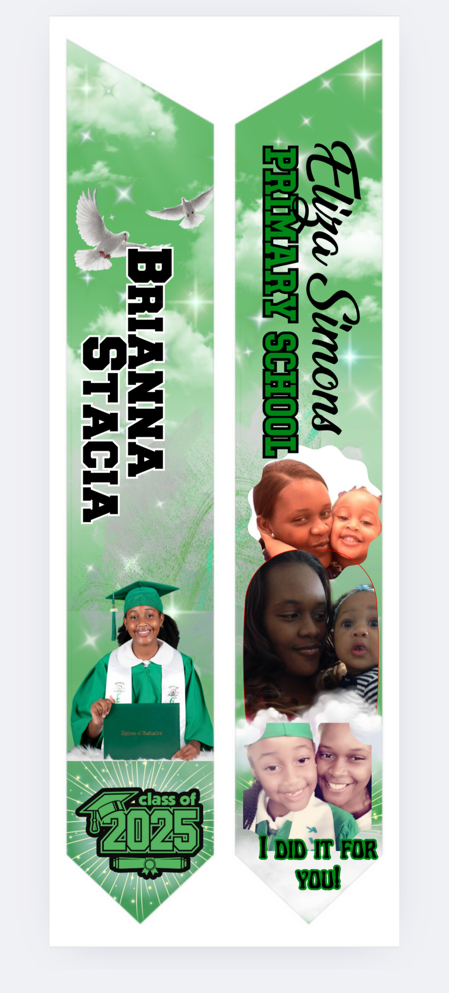 Custom Graduation Stole