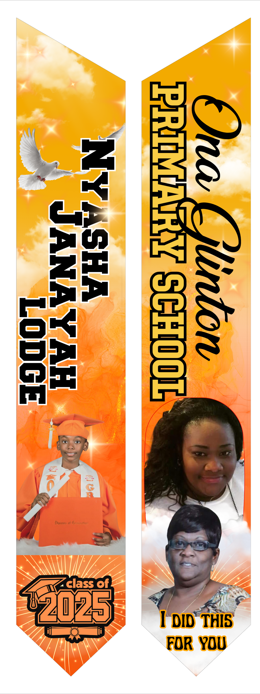 Custom Graduation Stole