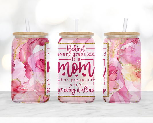 16oz Libbey glass-Mothers Day