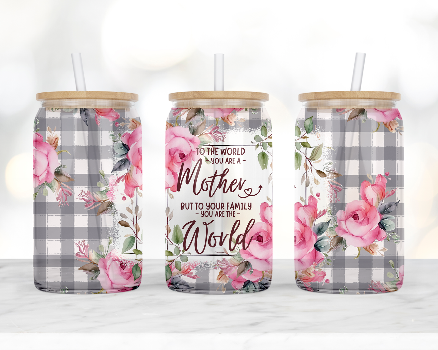 16oz Libbey glass-Mothers Day
