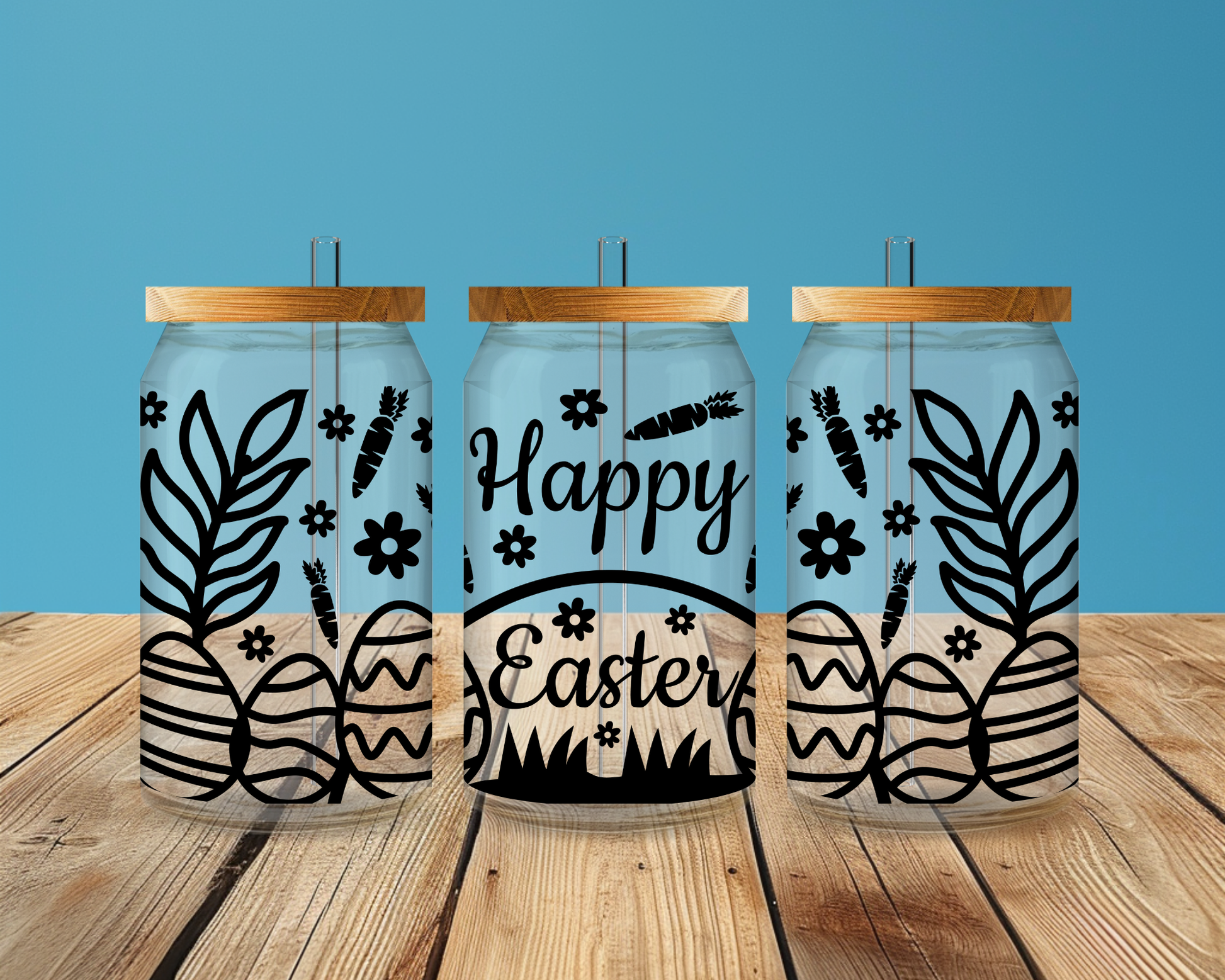 16oz Libbey glass-Easter