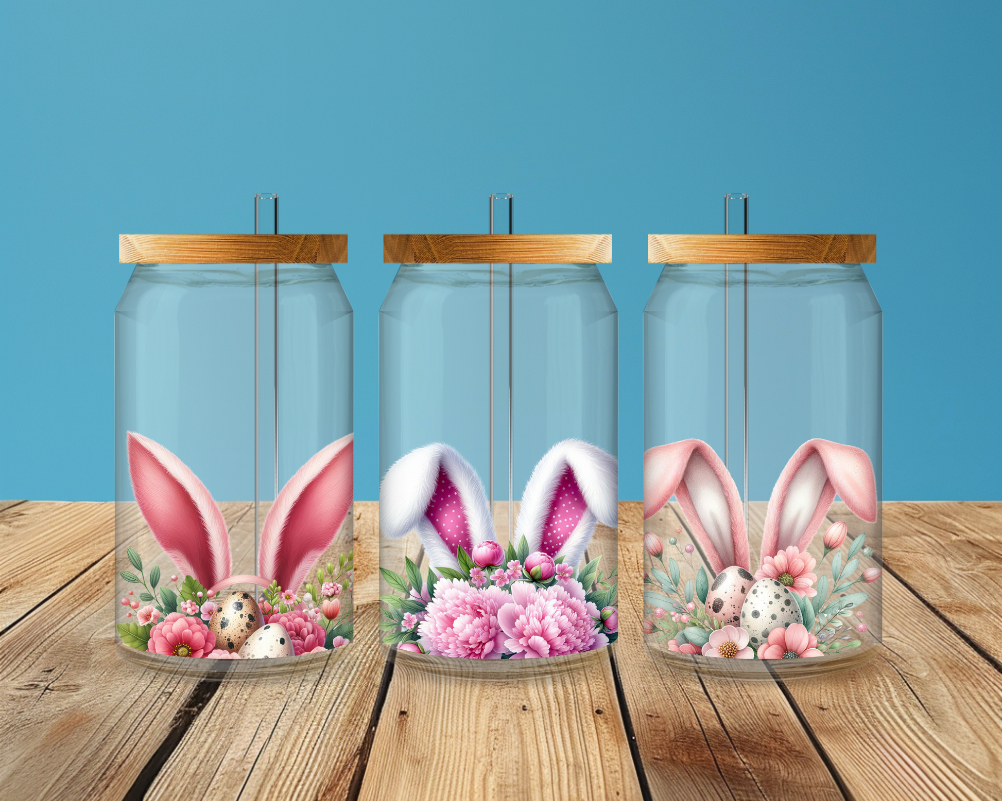 16oz Libbey glass-Easter