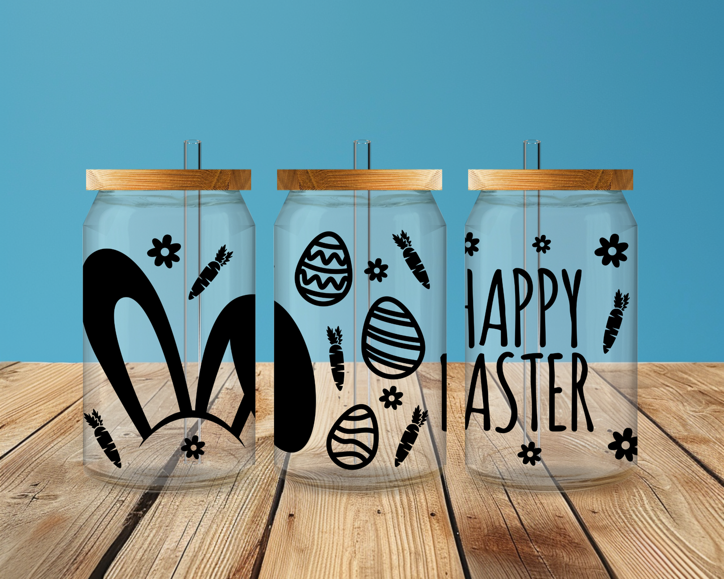 16oz Libbey glass-Easter