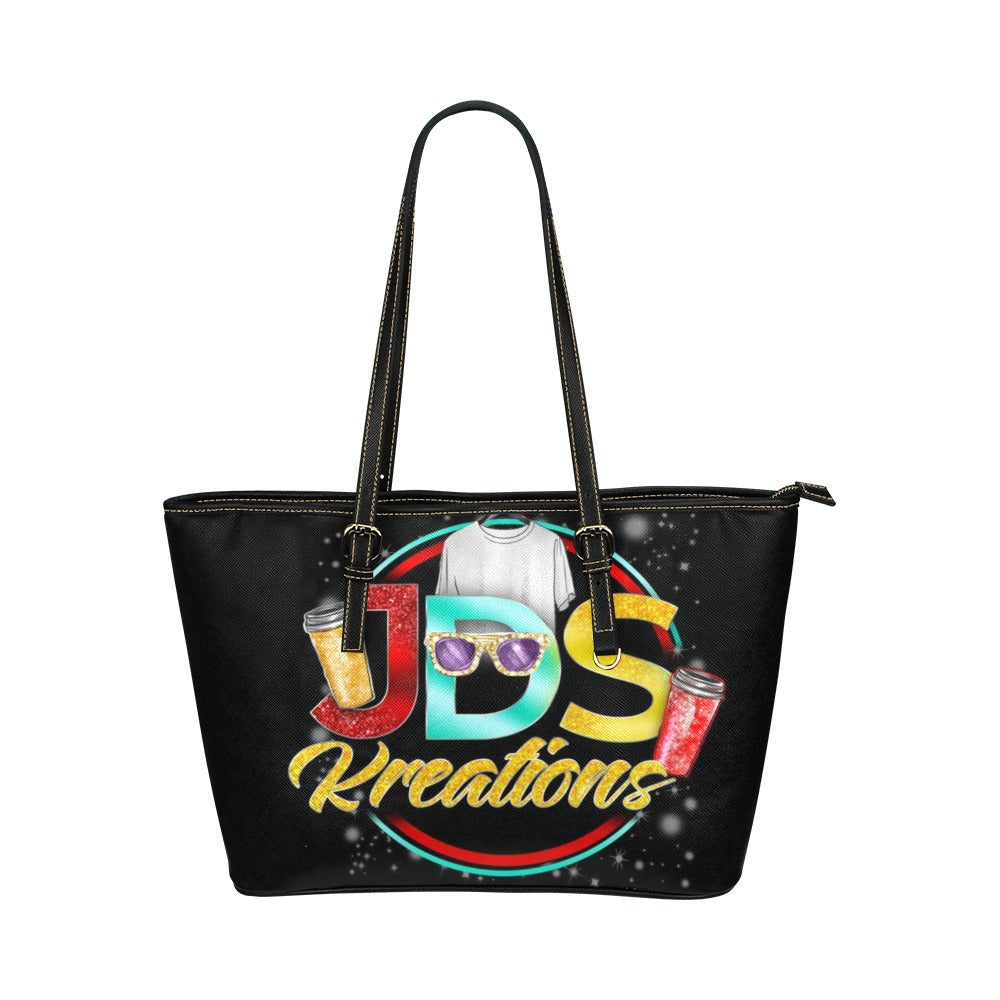 Personalized Leather Tote Bag