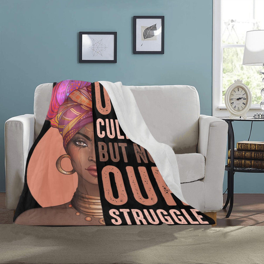OUR STRUGGLE Ultra-Soft Micro Fleece Blanket 40"x50"