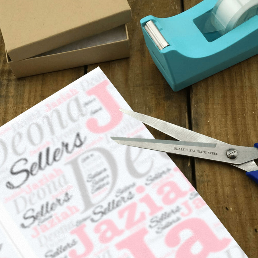 Personalized Gift Wrapping Paper 58"x 23"