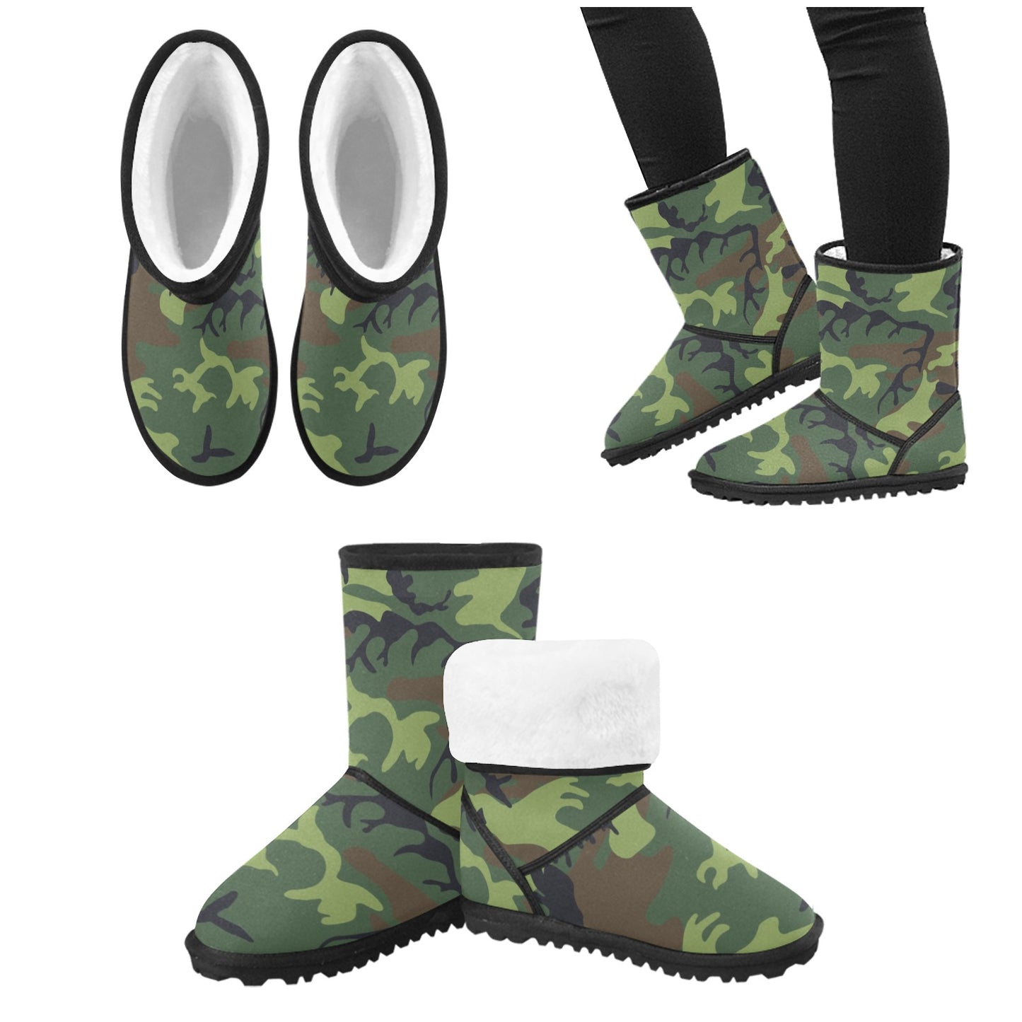 Custom High Top Kid's Snow Boots