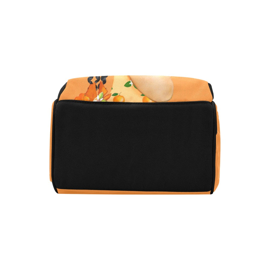 Orange you sweet baby bag Multi-Function Diaper Backpack/Diaper Bag