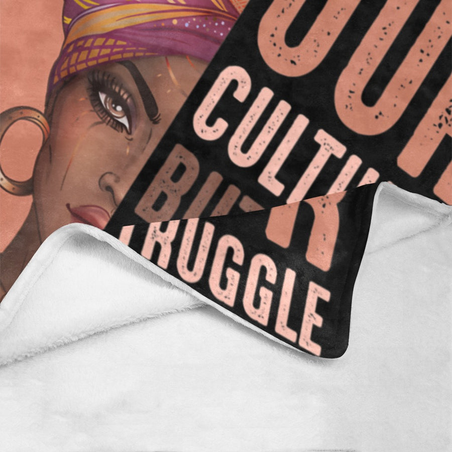OUR STRUGGLE Ultra-Soft Micro Fleece Blanket 40"x50"