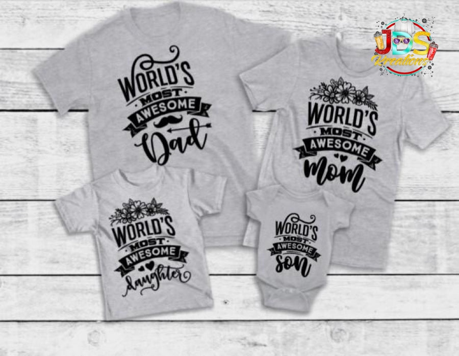 Awesome Family T-Shirts T-Shirts