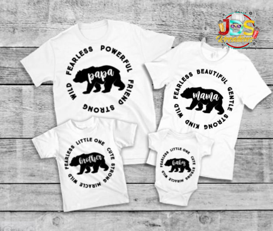 Bear Family T-Shirts