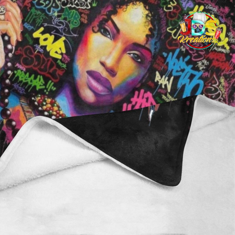 Black Queen Ultra-Soft Micro Fleece Blanket 40X50