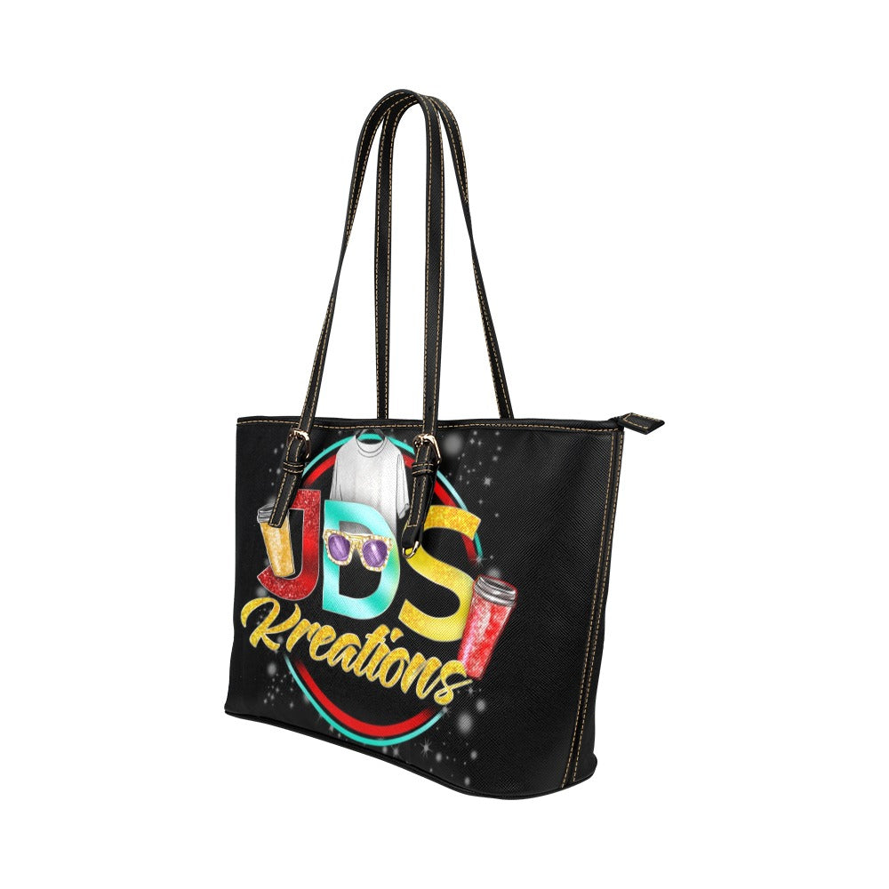 Personalized Leather Tote Bag