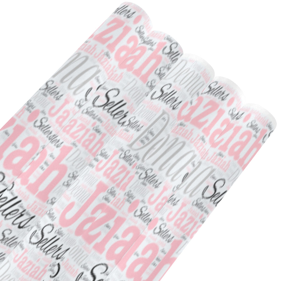 Personalized Gift Wrapping Paper 58"x 23"