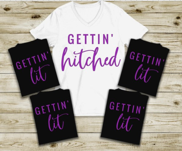 Bridal party T-shirts